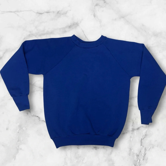 Vintage 80s Zodiac USA Bull Terrier Dog Graphic Crewneck Kids Sweatshirt - Picture 3 of 7